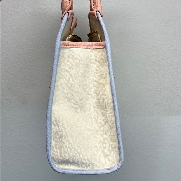 Betsey Johnson | Multi-Colored Tote w/ Crossbody & Bag Charm - Picture 7 of 12